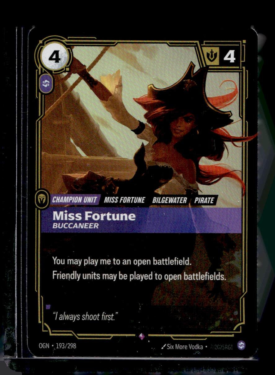 Riftbound Origins Miss Fortune Buccaneer