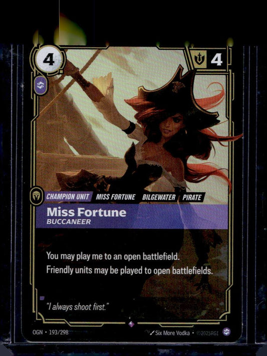 Riftbound Origins Miss Fortune Buccaneer