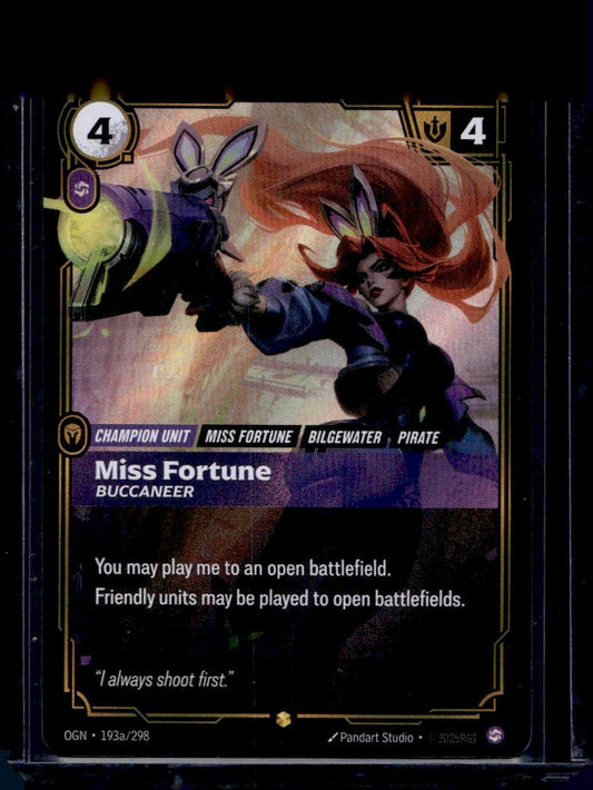 Riftbound Origins Miss Fortune Buccaneer Alternate Art