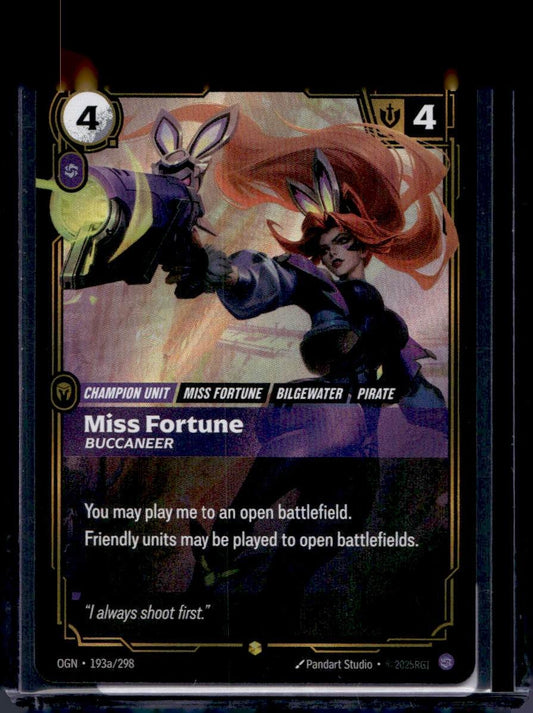 Riftbound Origins Miss Fortune Buccaneer Alternate Art