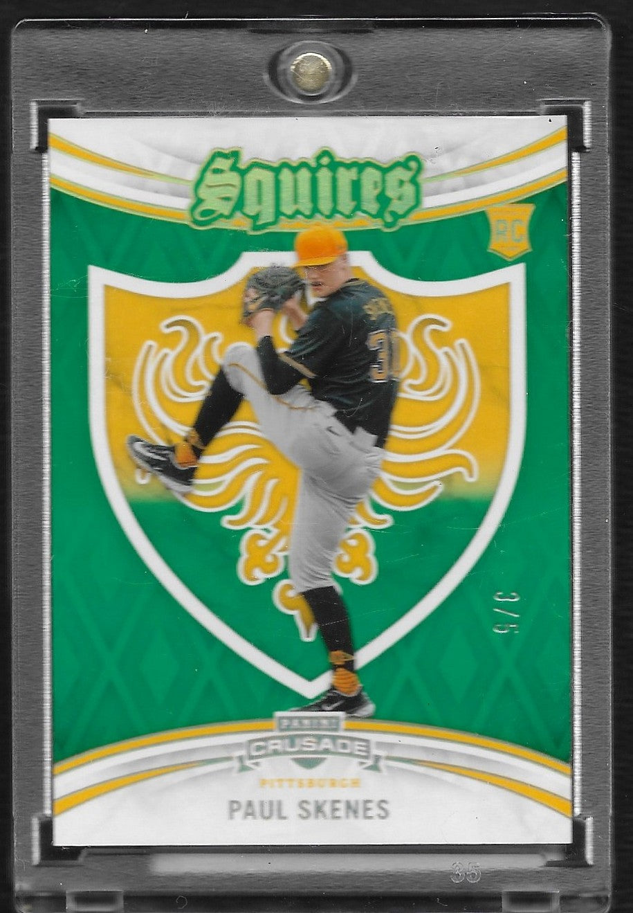 2024 Panini Crusade #6 Paul Skenes Squires Green #/5
