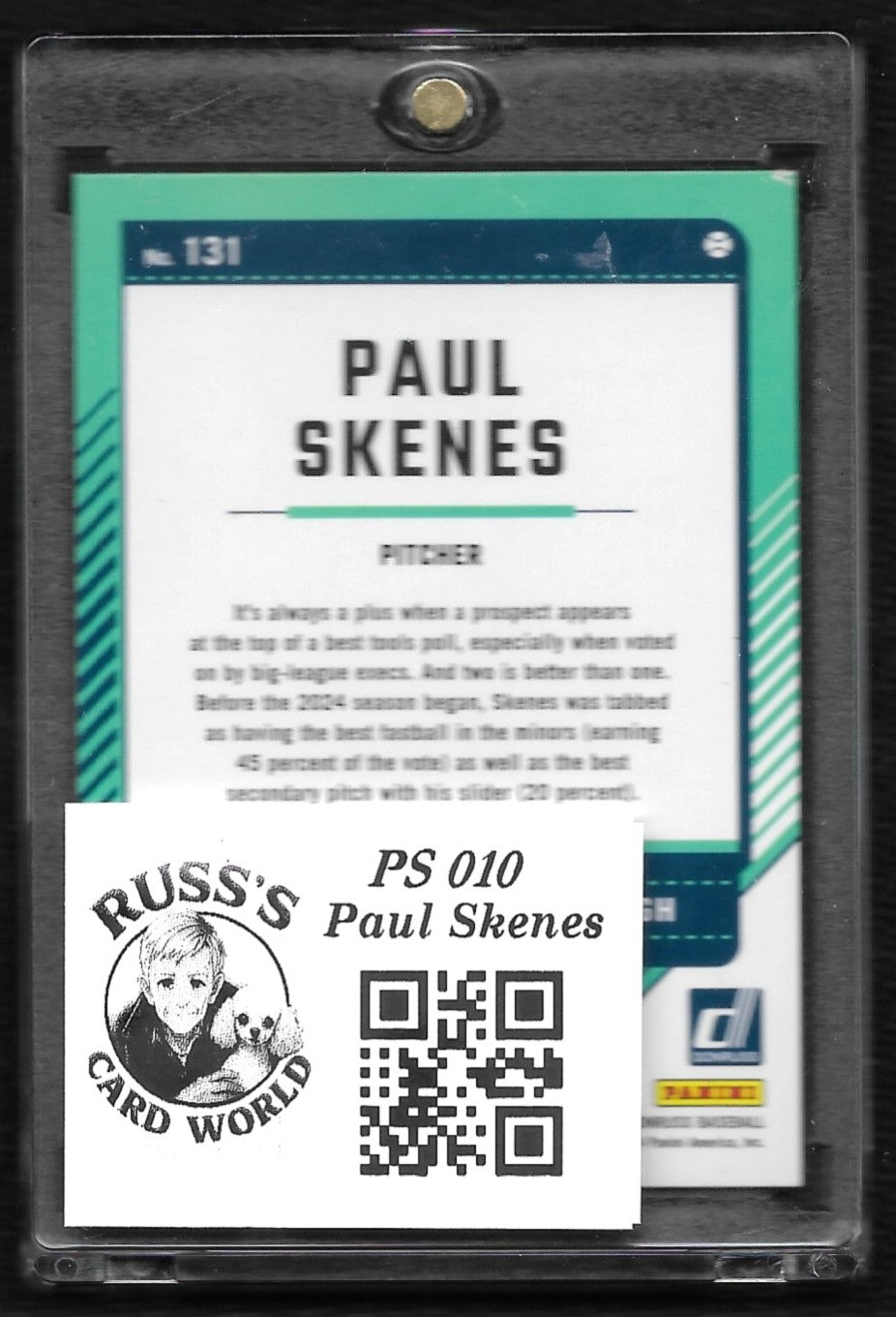 2024 Donruss #131 Paul Skenes Gold #/10