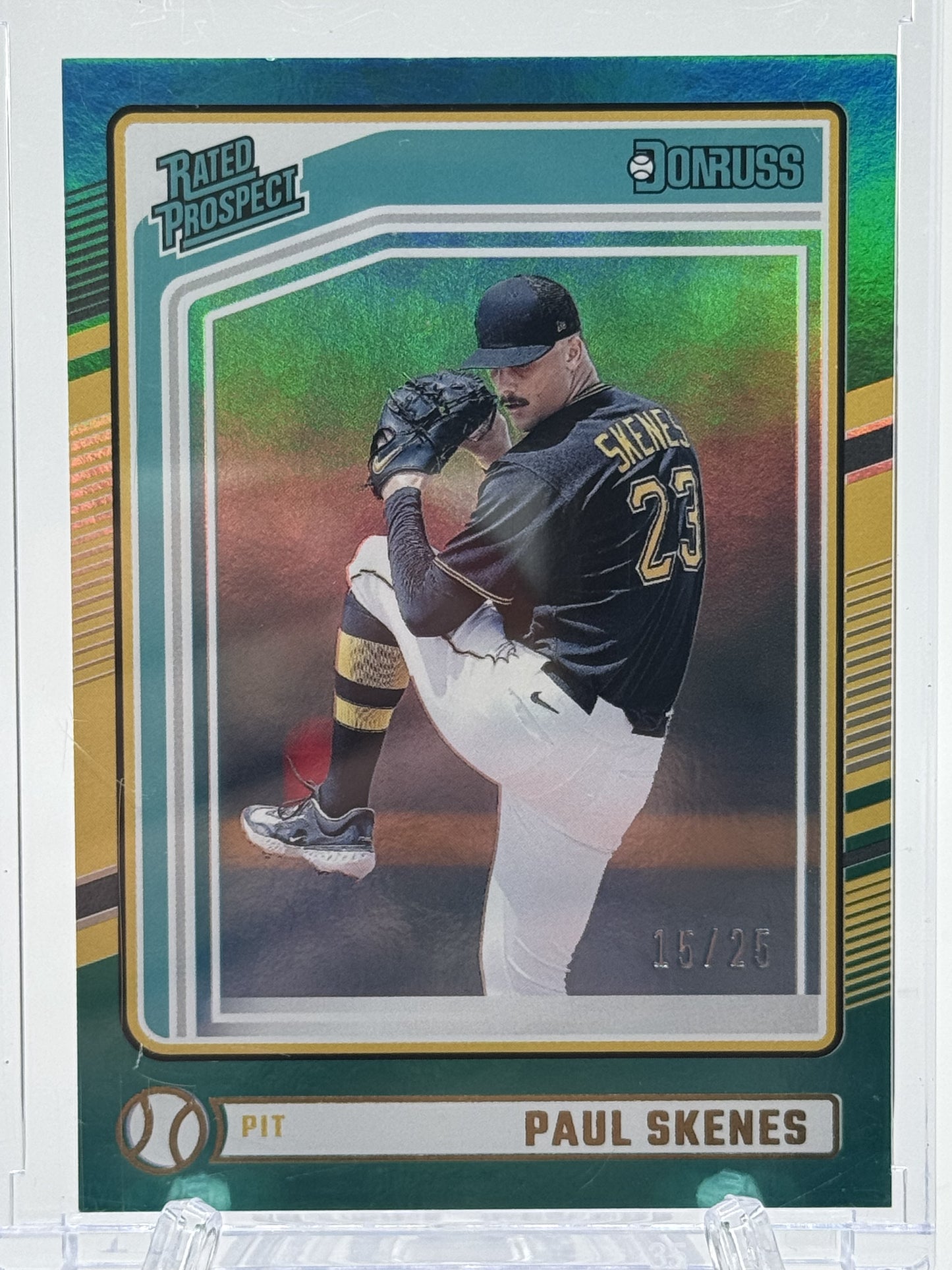 2024 Donruss #131 Paul Skenes Teal # 15/25