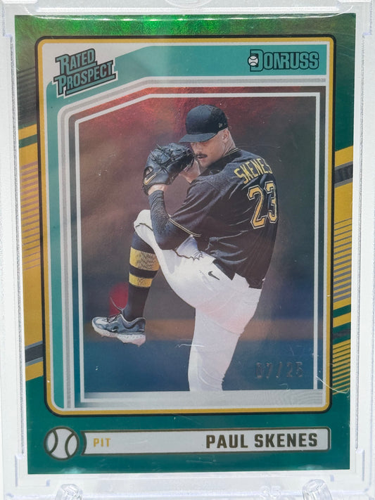 2024 Donruss #131 Paul Skenes Teal # 08/25