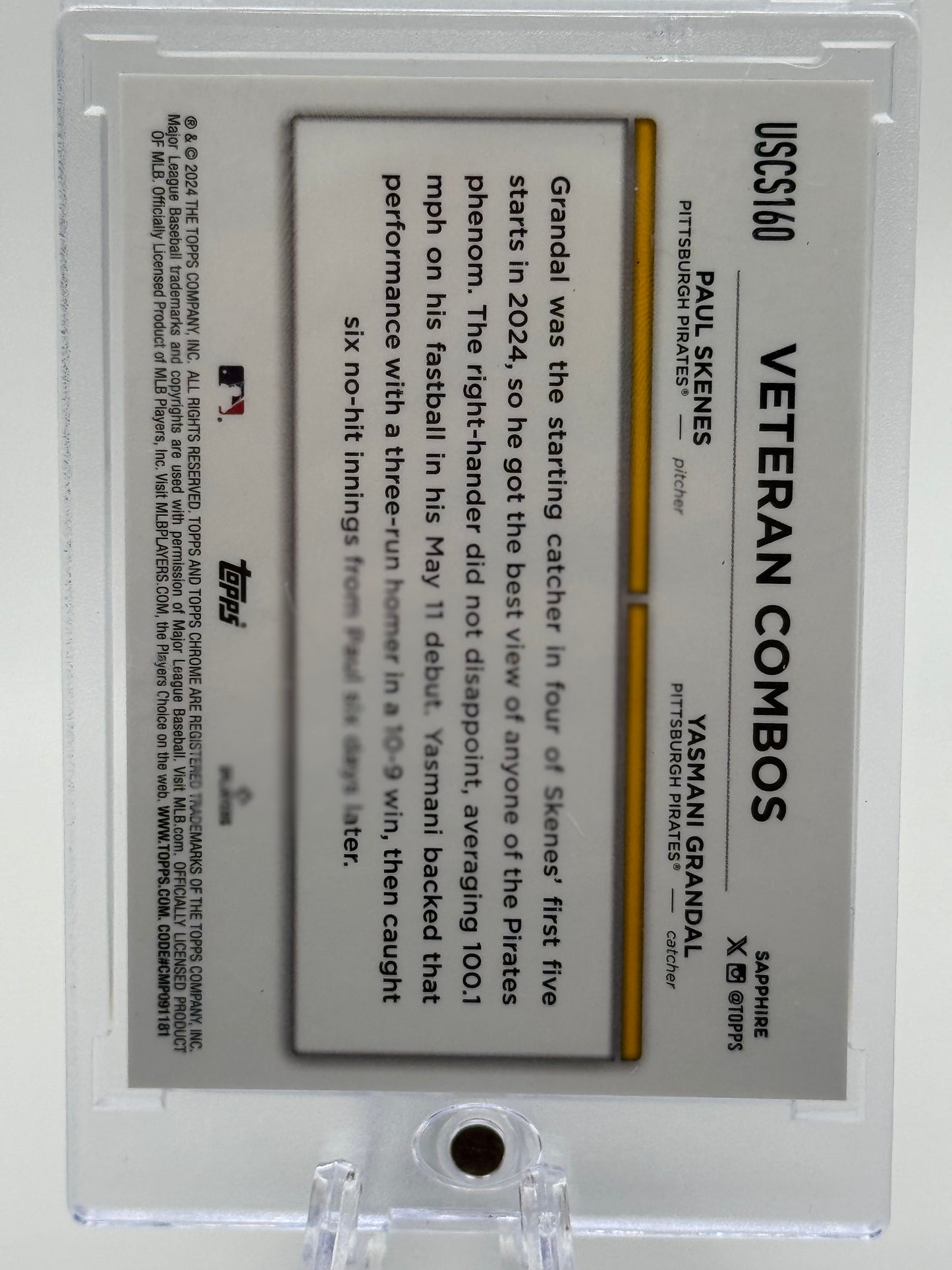 2024 Topps #USCS160 Paul Skenes # 7/10