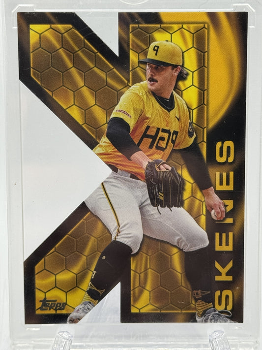 2025 Topps #KZSP-15 Paul Skenes K Zone SP Die Cuts (Backwards K)