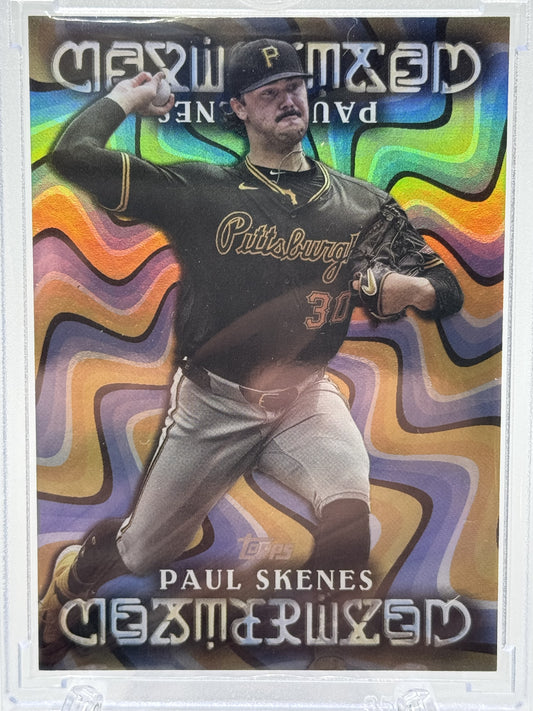 2025 Topps #M-16 Paul Skenes Mesmerized