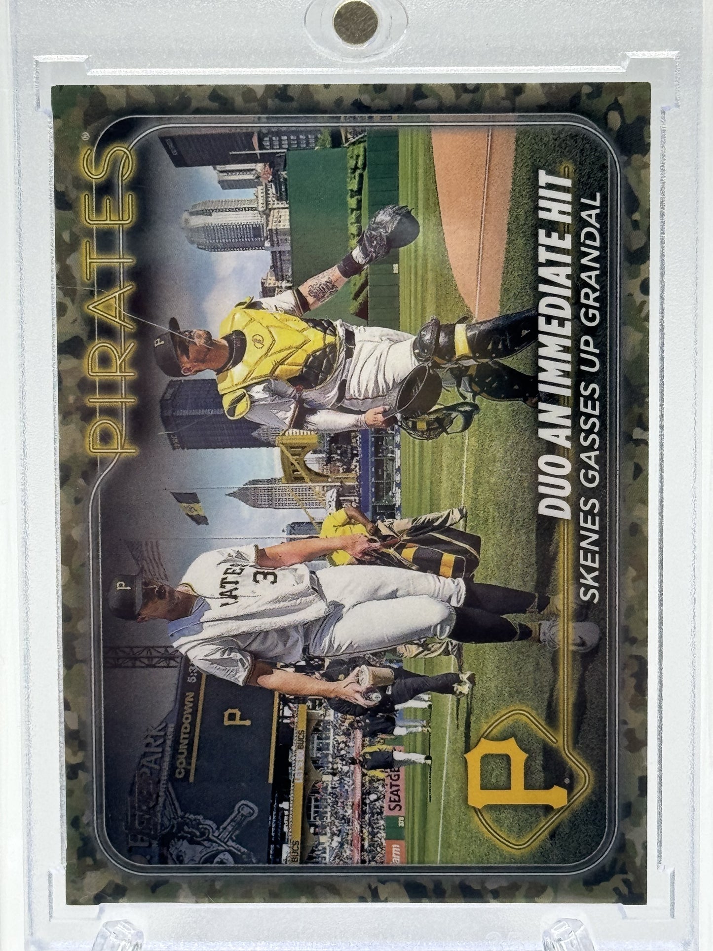 2024 Topps Update #US160  Paul Skenes Memorial Day Camo # 12/25