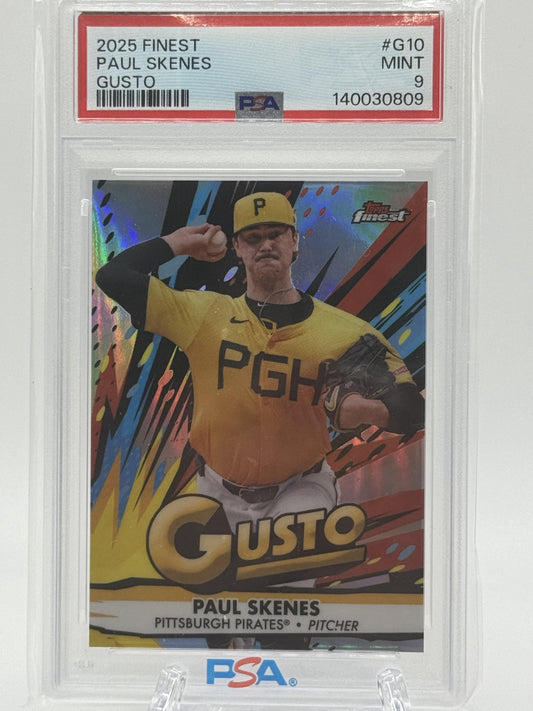 2025 Finest G-10 Paul Skenes Gusto PSA 9