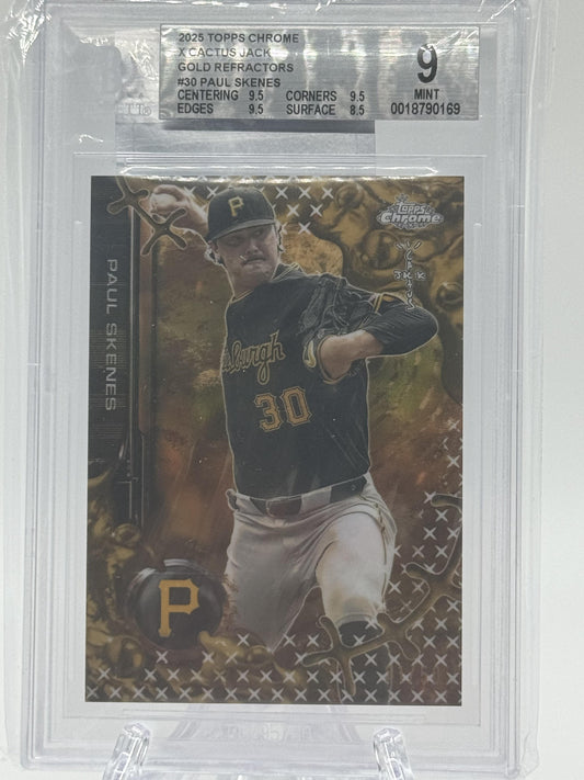 2025 Topps Cosmic Chrome Cactus Jack Skenes Gold 50 31