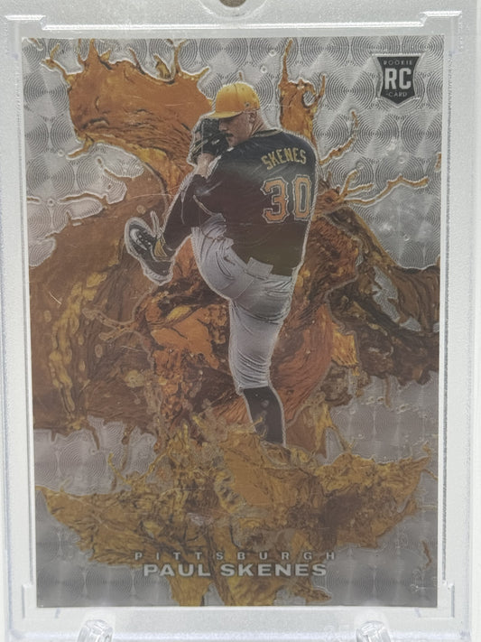 2024 Panini Black Friday Splash of Color Silver Vinyl #PK Paul Skenes 11/25