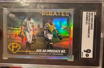 2024 Topps Update #US160 Paul Skenes Platinum  SGC 9